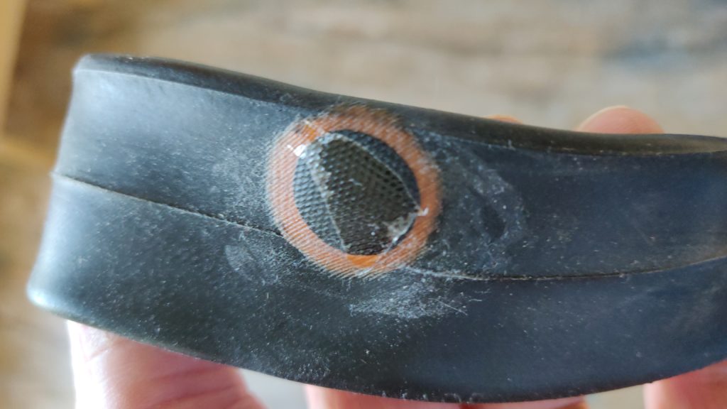 Ever get that flat feeling? Patched inner tube