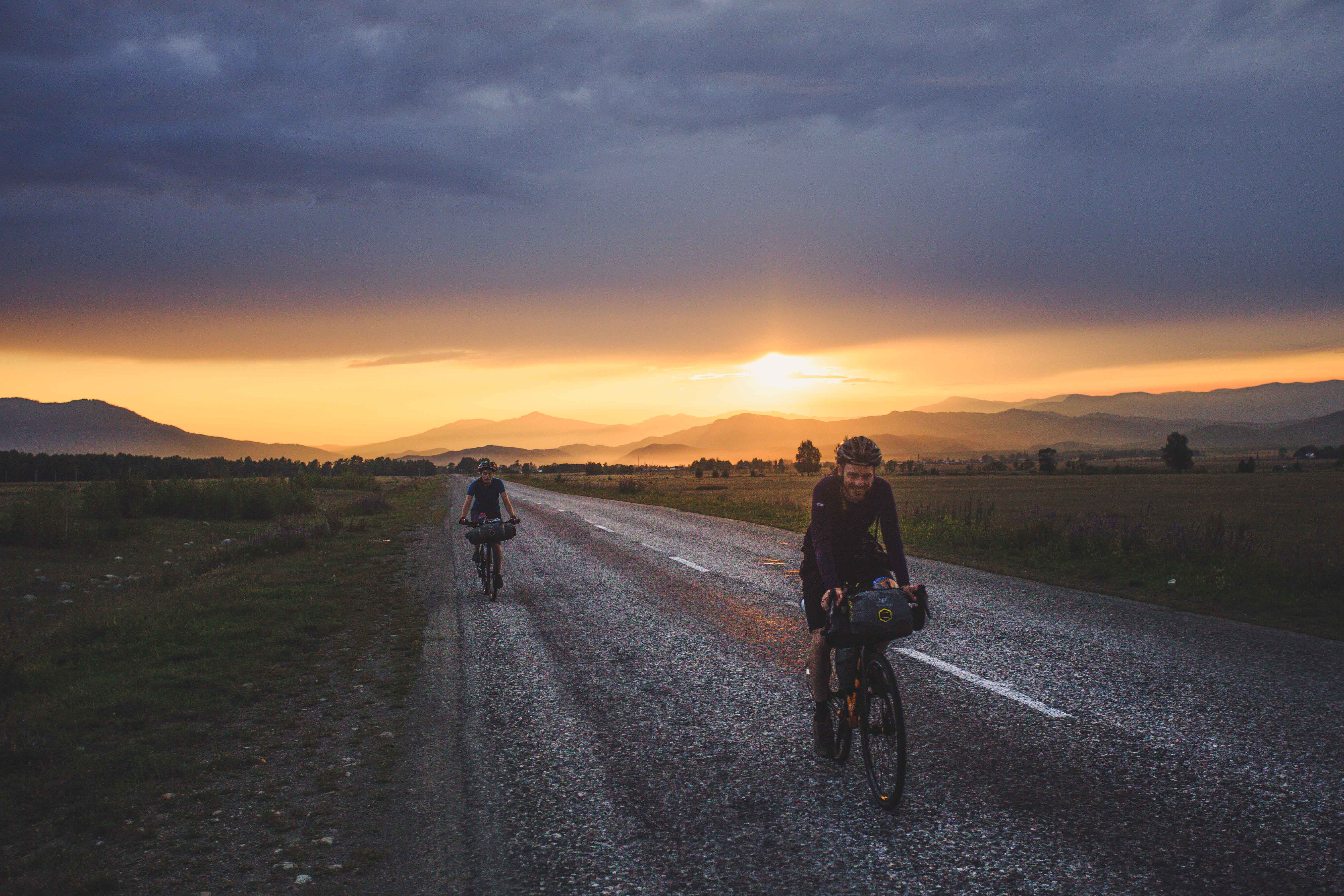 Adventures in Altay, ride into the sunset