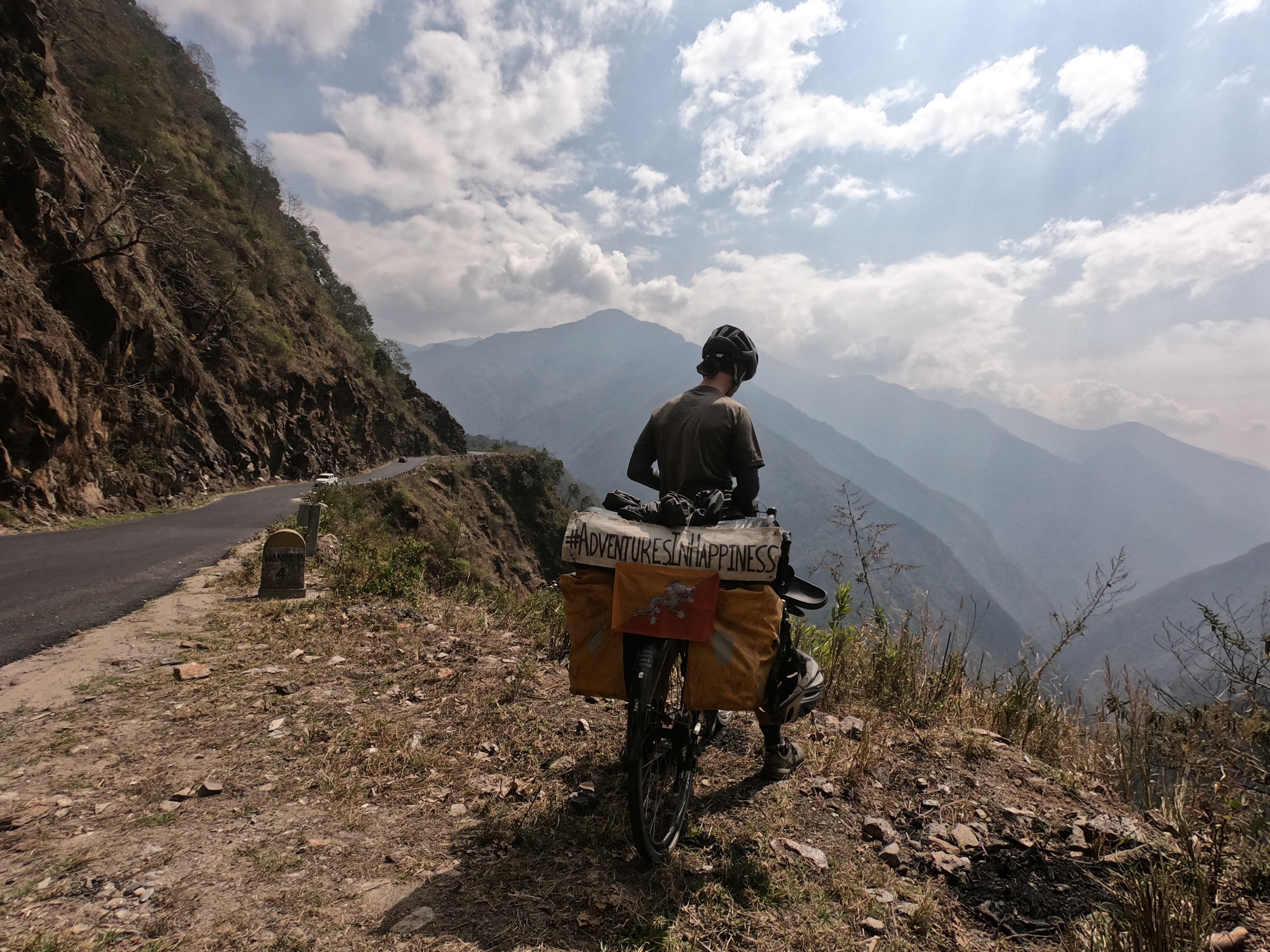 Happiness is a road at least 10,000-miles long – from Edinburgh to Bhutan on a bicycle